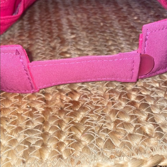 Cozumel Mexico, Pink Embroidered Visor Hat - Picture 3 of 5